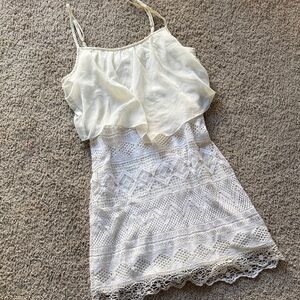 American Eagle Outfitters White Lace Dress